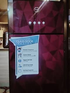 PEL water dispenser Pwd-425 flat glass door with refg