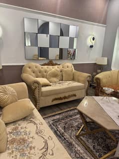 Sofa Set // 7 Seater And 5 seater Sofa // Wooden sofa