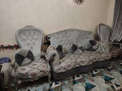 Elegant Royal sofas with 6 chairs dining table