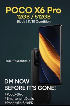 Flagship Killer Alert! Poco X6 Pro in Mint Condition-Like new