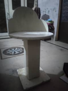 Without mirror dressing table with stool
