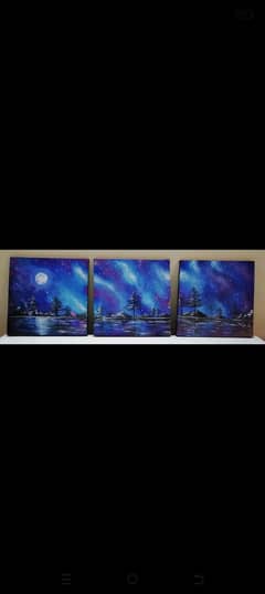 split canvas painting 