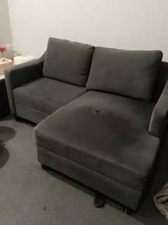 sofa with table