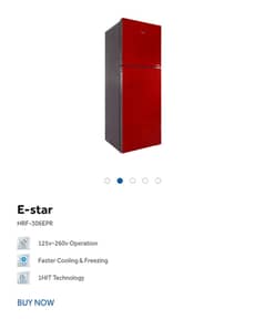 Hair Hrb 306 Glass Door medium size Refrigerator for sale