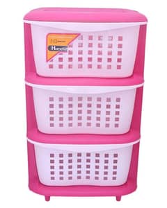 3-Drawer Storage Organizer Unit For Closet
