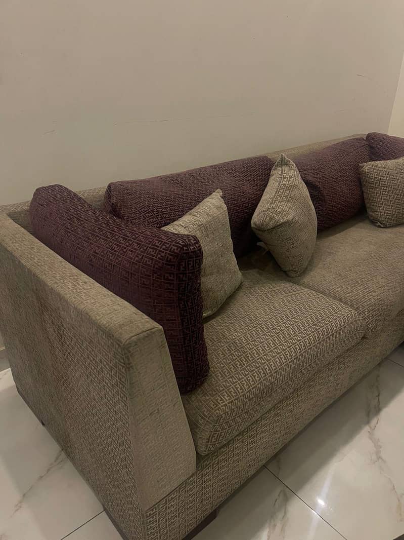 L shape sofa set 1
