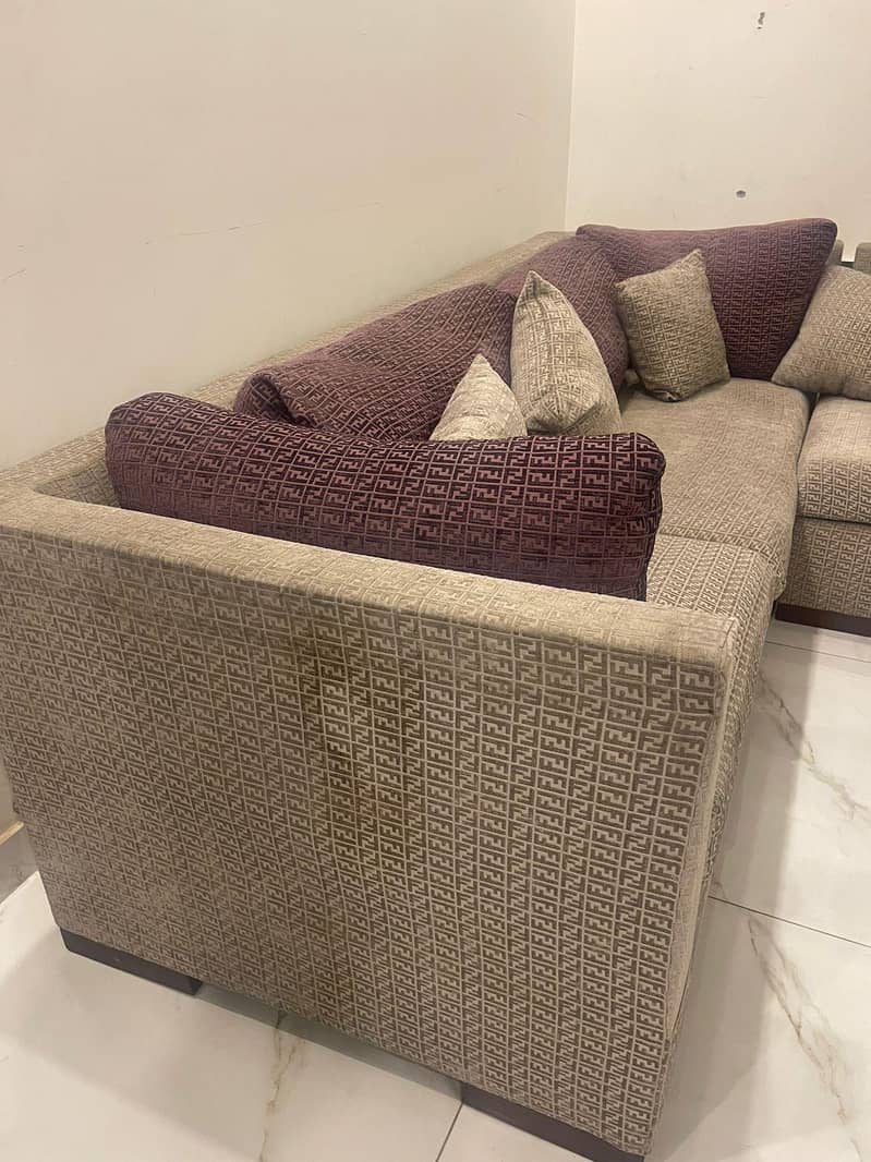 L shape sofa set 2