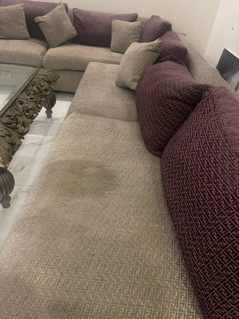 L shape sofa set 3
