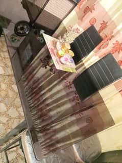 dinning table with 6 chairs