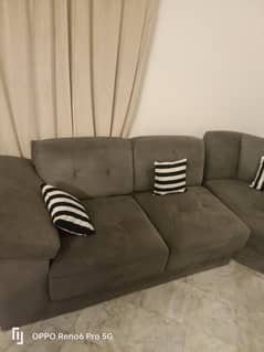L shaped sofa set