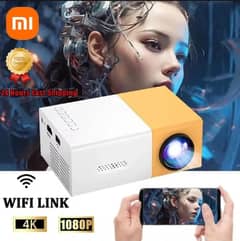 Projector Portable Home Theater | Connect Smartphone TV Laser Beamer3D