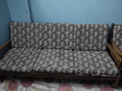 5 Seater Wooden Sofa set