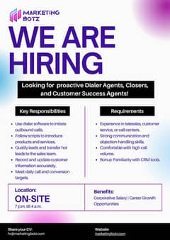 Dialler Agent/Sales Closer