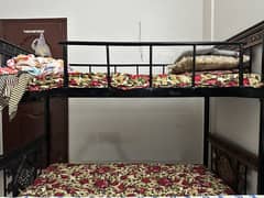 Iron bunk bed