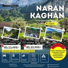 3 days Naran kaghan Tour only in Rs 12999