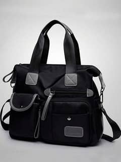 Elegant Black PU Leather Women's Crossbody Bag _Multipurpose & Stylish