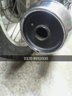 Honda 125 Sankei 2011 silencer