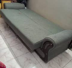 sofa cum bed/2 in 1 sofa/sofa bed/wooden sofa/3 seater Molty foam sofa