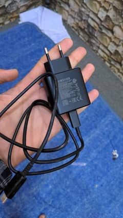 SAMSUNG 45 W BOX PULLED CHARGER WITH TYPE C CABLE