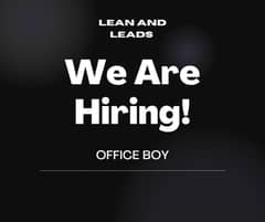 Need Office boy