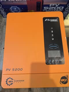 Fronus PV5200 in good condition working on Net Meter also