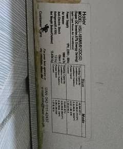 haier full DC inverter 1. . 5