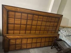 wooden King size bed for sale