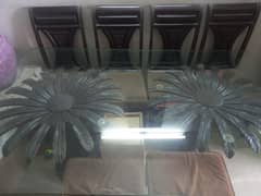 Dinning table with 6 chairs
