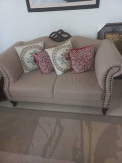 7 seater used sofa with a table set