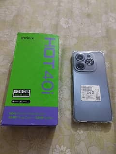 Infinix Hot 40i with box 10 by 10 condition 03414369880