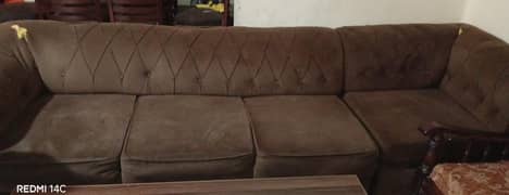 L shaped sofa set