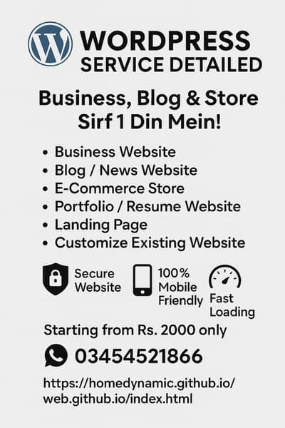 WordPress Website Design | Business, Blog & Online Store