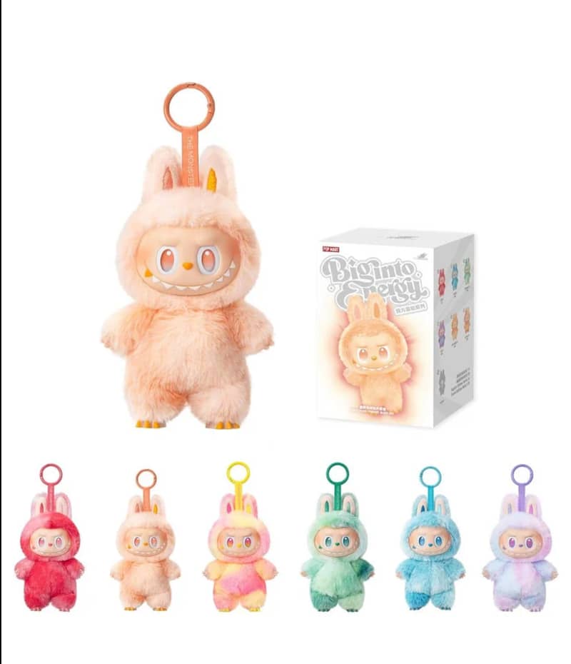 Labubu Biginto Pretty Plush Keychain – Soft Clip-On Toy from Monsters 0