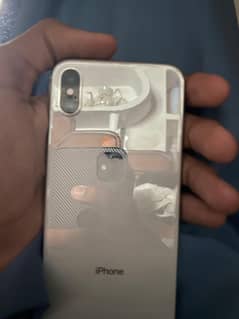 Iphone X non pta 64GB  74% batterywhite color 10/10