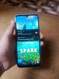 Tecno Spark 6 go 4 GB 64 GB with box charger condition 10 by 9