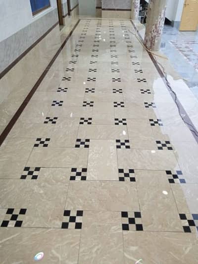 Marble tile & chips fixing labour available in Islamabad