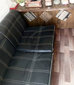 Office Leather Sofa Cum Chairs