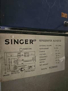 Singer 82S fridge