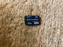 Sony Memory Stick PRO Duo (8 GB)