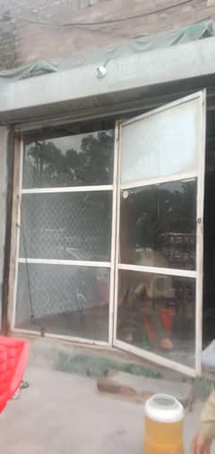 glass door