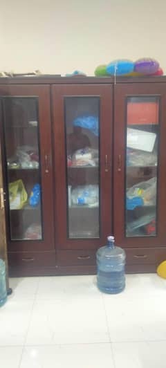 3 door divider bartan rakhny almari
