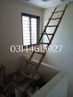 wooden ladder