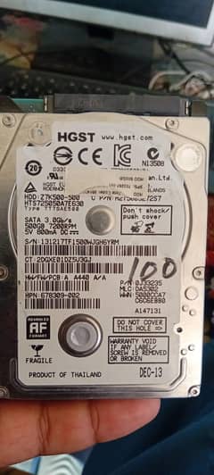 500GB harddrive Gta 5 preinstalled(crack) condition 10/10 Health 100