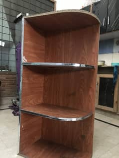 A beautiful wooden corner rack