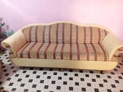 Sofa set / Five seater / wooden