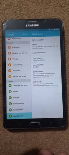 sumsung modal A06 2016 tab ALL OK