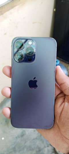 Isale iphone 14 pro max factory unlock 256gb water pack .