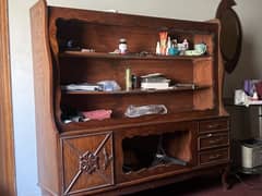 Pure wood show case  for urgent sale