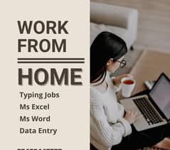 Simple typing job Ms word, Excel home base working for males & females