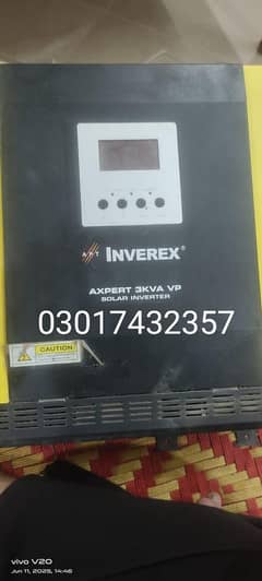 inverex solar inverter 3kva